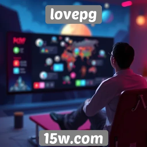 Interface do usuário do lovepg em foco