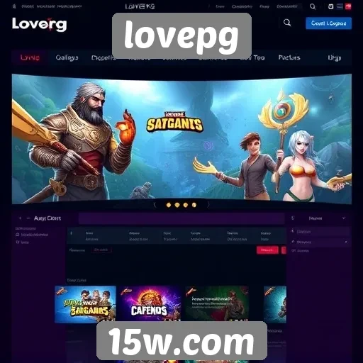Comparação entre lovepg e outros sites de jogos